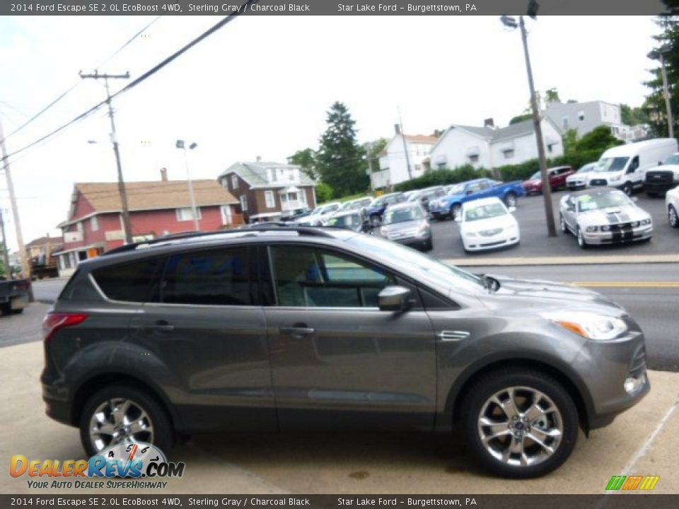 2014 Ford Escape SE 2.0L EcoBoost 4WD Sterling Gray / Charcoal Black Photo #4
