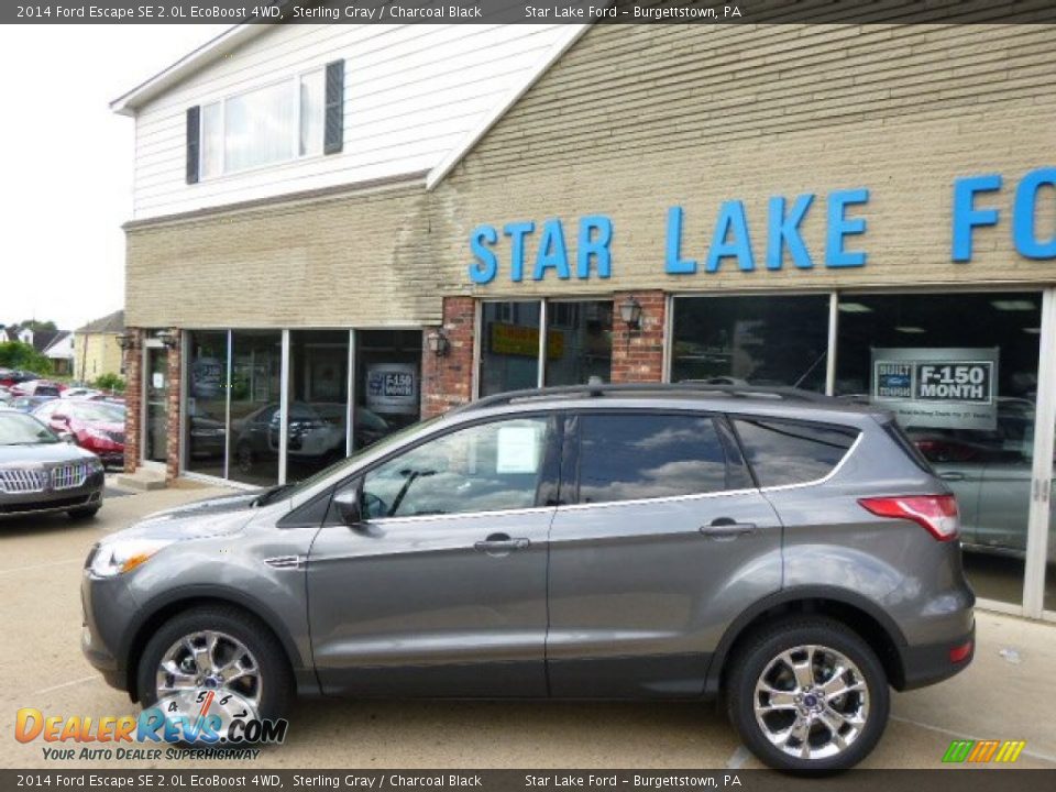 2014 Ford Escape SE 2.0L EcoBoost 4WD Sterling Gray / Charcoal Black Photo #7