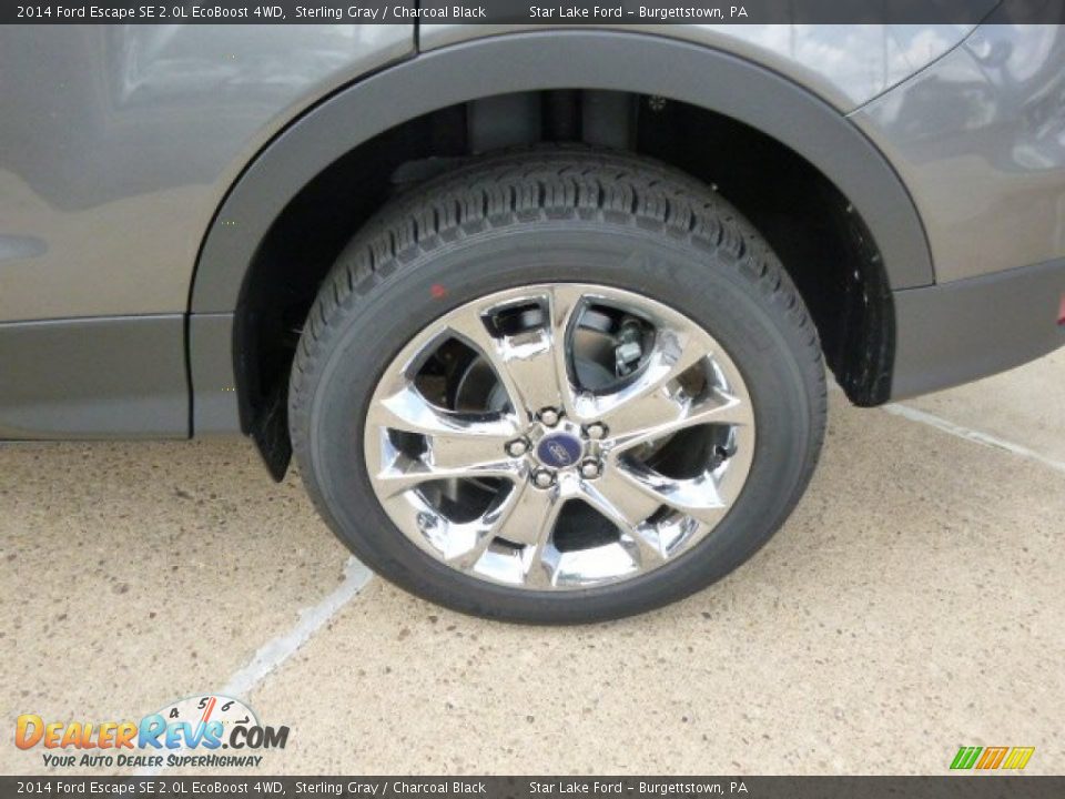 2014 Ford Escape SE 2.0L EcoBoost 4WD Sterling Gray / Charcoal Black Photo #8