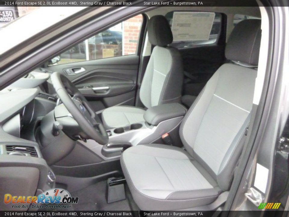 2014 Ford Escape SE 2.0L EcoBoost 4WD Sterling Gray / Charcoal Black Photo #9