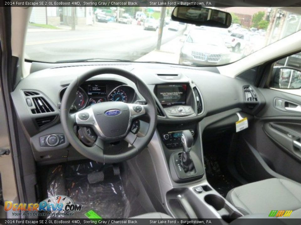 2014 Ford Escape SE 2.0L EcoBoost 4WD Sterling Gray / Charcoal Black Photo #11