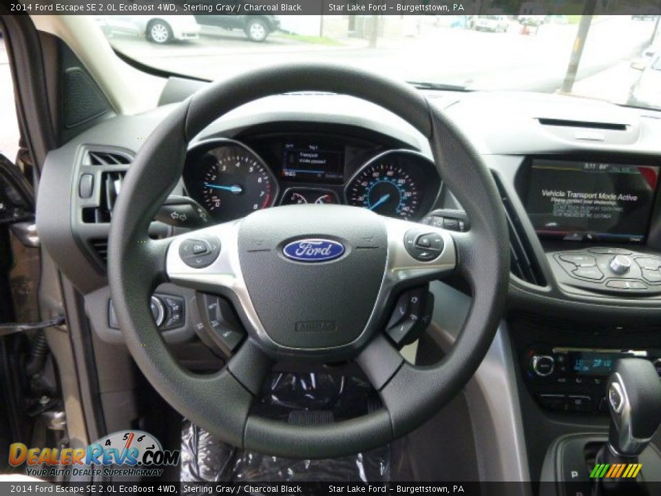 2014 Ford Escape SE 2.0L EcoBoost 4WD Sterling Gray / Charcoal Black Photo #18