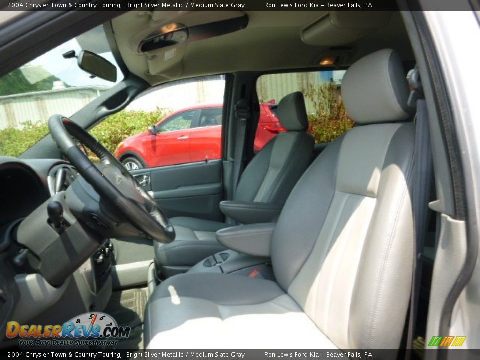 2004 Chrysler Town & Country Touring Bright Silver Metallic / Medium Slate Gray Photo #10