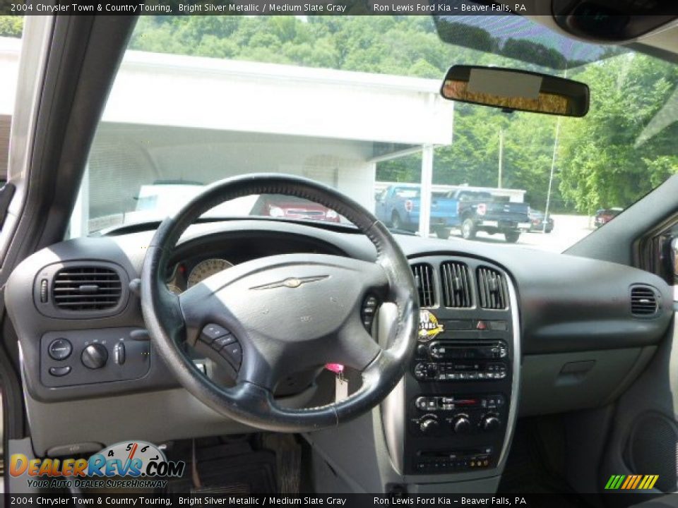 2004 Chrysler Town & Country Touring Bright Silver Metallic / Medium Slate Gray Photo #14