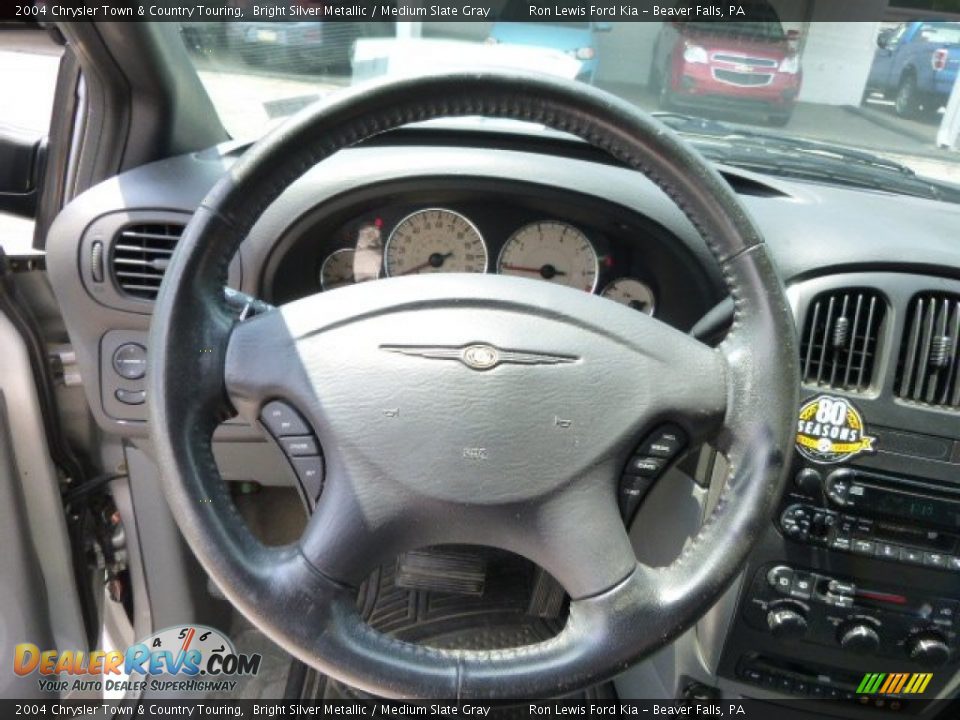 2004 Chrysler Town & Country Touring Bright Silver Metallic / Medium Slate Gray Photo #17