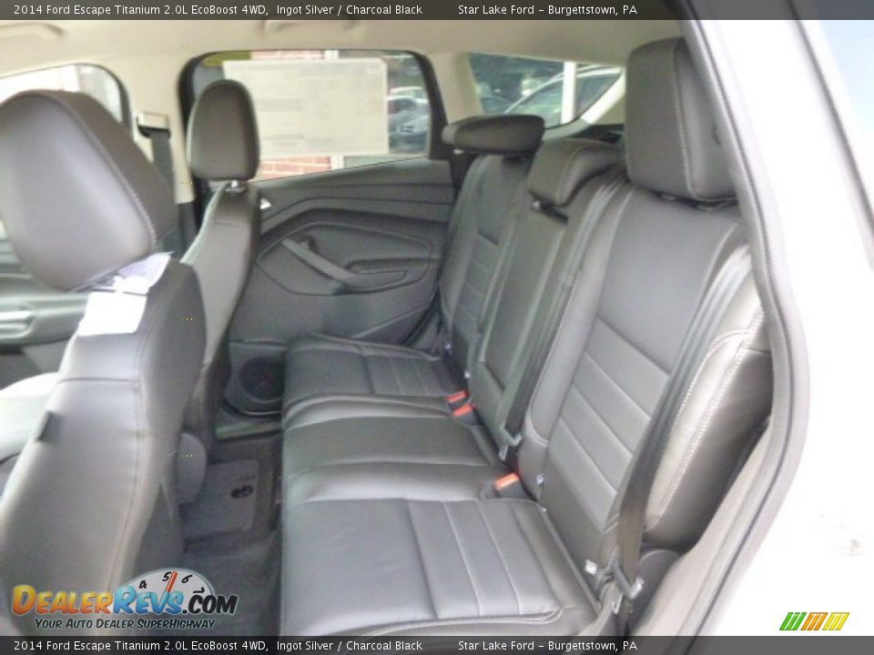 2014 Ford Escape Titanium 2.0L EcoBoost 4WD Ingot Silver / Charcoal Black Photo #10