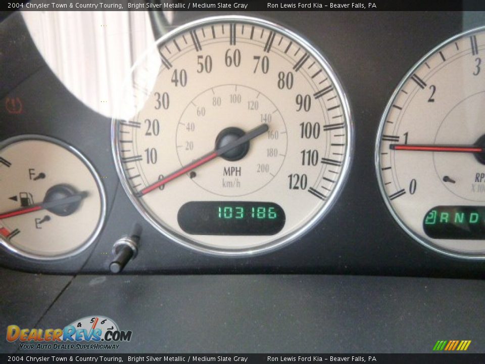 2004 Chrysler Town & Country Touring Bright Silver Metallic / Medium Slate Gray Photo #18