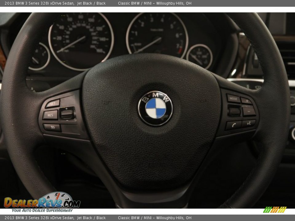 2013 BMW 3 Series 328i xDrive Sedan Jet Black / Black Photo #7