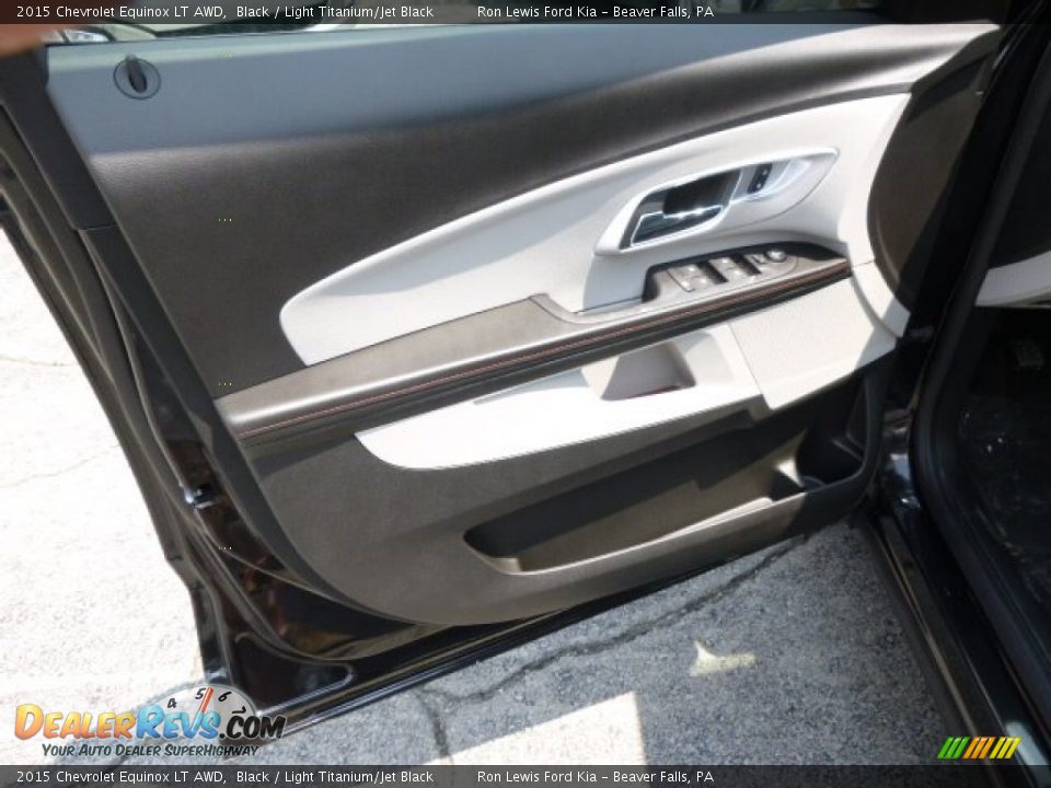 2015 Chevrolet Equinox LT AWD Black / Light Titanium/Jet Black Photo #11