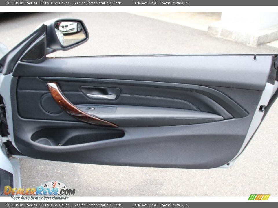 2014 BMW 4 Series 428i xDrive Coupe Glacier Silver Metallic / Black Photo #23