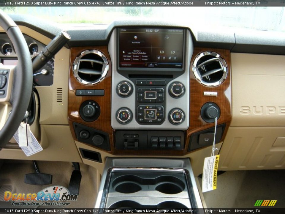 2015 Ford F250 Super Duty King Ranch Crew Cab 4x4 Bronze Fire / King Ranch Mesa Antique Affect/Adobe Photo #31
