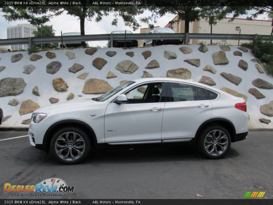 2015 BMW X4 xDrive28i Alpine White / Black Photo #2