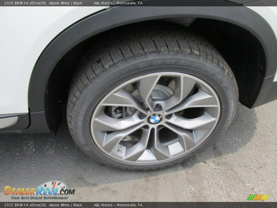 2015 BMW X4 xDrive28i Alpine White / Black Photo #3