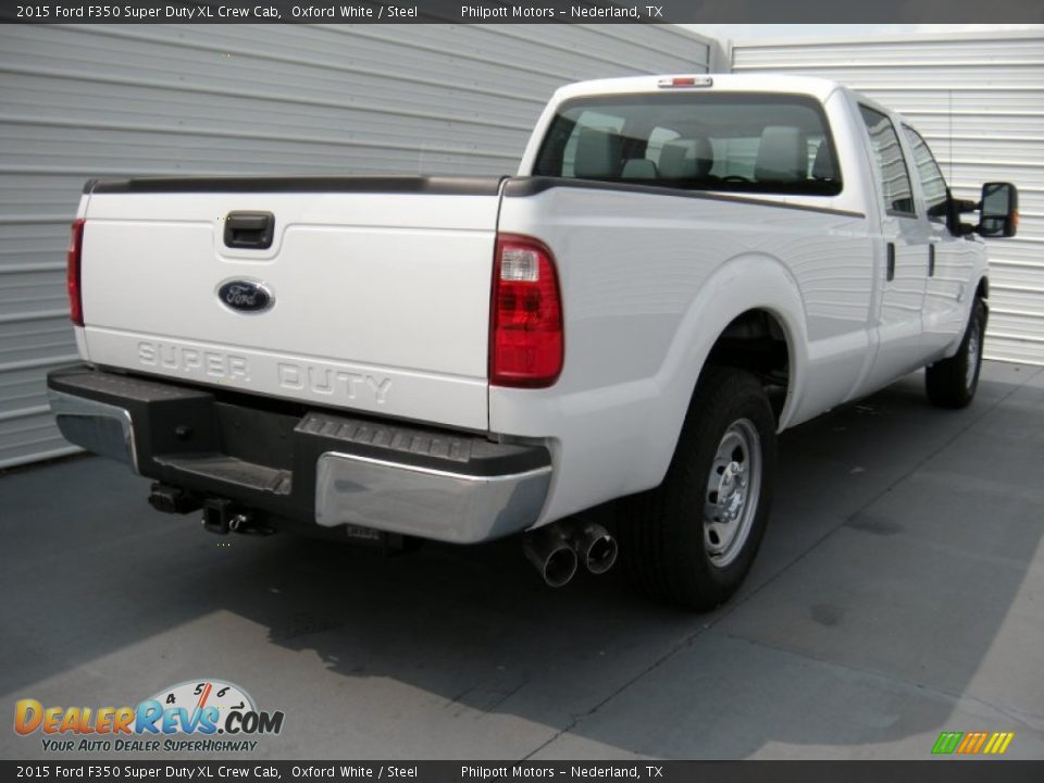 2015 Ford F350 Super Duty XL Crew Cab Oxford White / Steel Photo #4