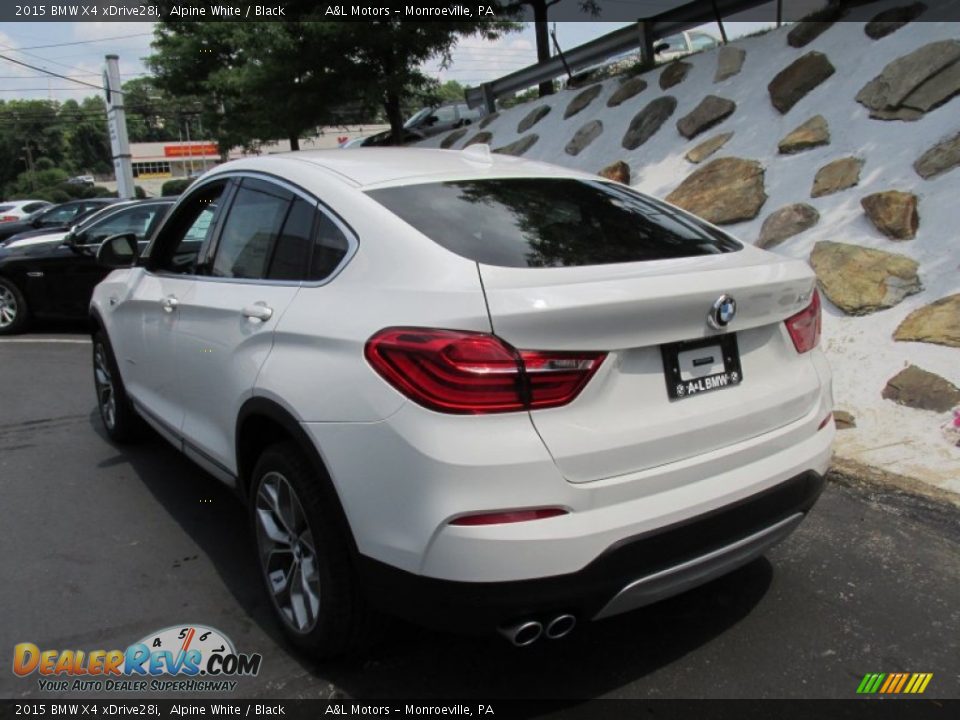 2015 BMW X4 xDrive28i Alpine White / Black Photo #4
