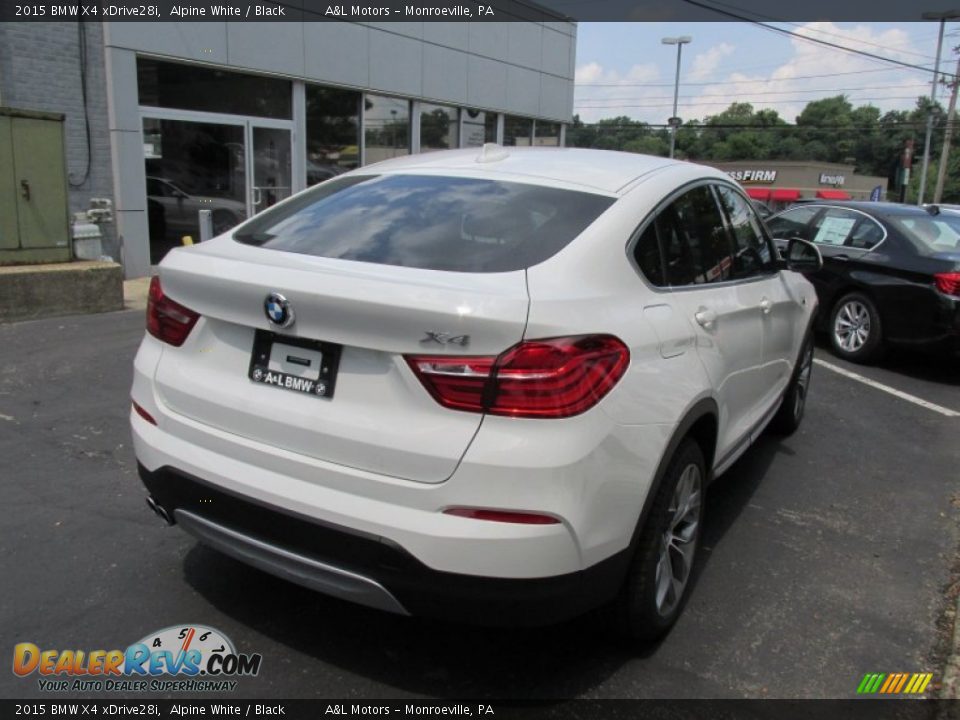 2015 BMW X4 xDrive28i Alpine White / Black Photo #6