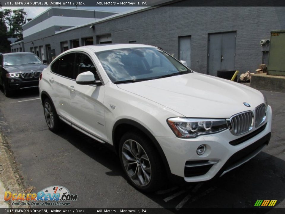 2015 BMW X4 xDrive28i Alpine White / Black Photo #7
