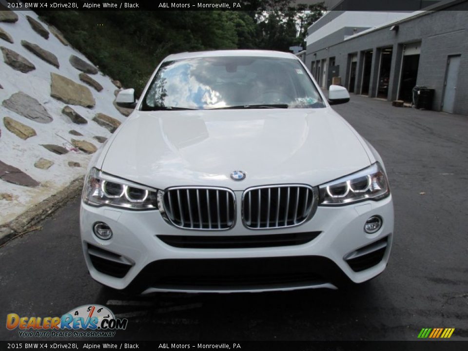 2015 BMW X4 xDrive28i Alpine White / Black Photo #8