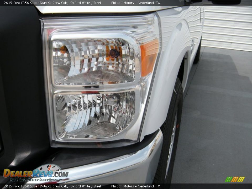 2015 Ford F350 Super Duty XL Crew Cab Oxford White / Steel Photo #9