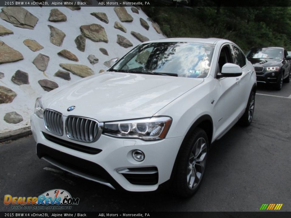 2015 BMW X4 xDrive28i Alpine White / Black Photo #9