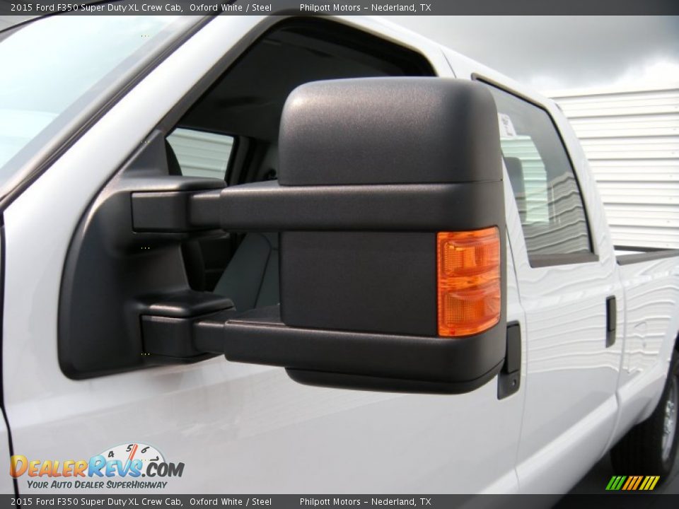 2015 Ford F350 Super Duty XL Crew Cab Oxford White / Steel Photo #12