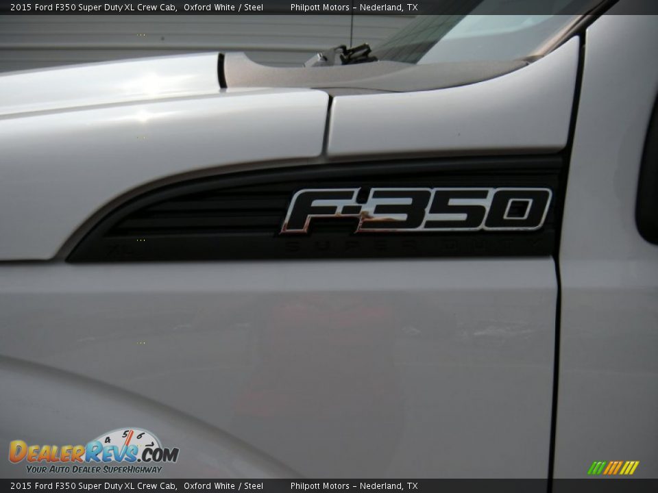 2015 Ford F350 Super Duty XL Crew Cab Oxford White / Steel Photo #13