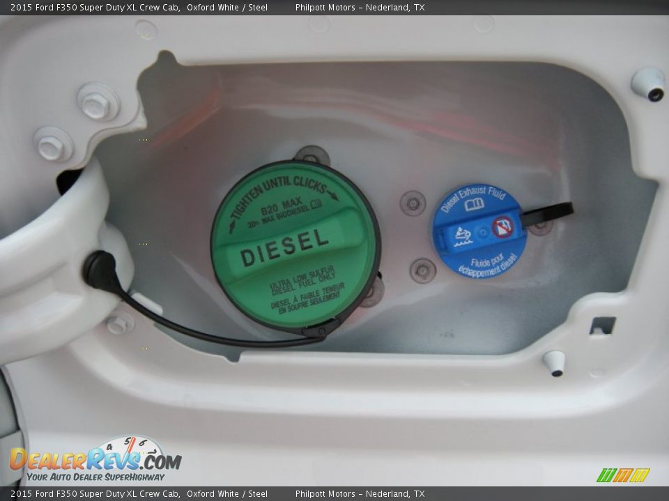 2015 Ford F350 Super Duty XL Crew Cab Oxford White / Steel Photo #15