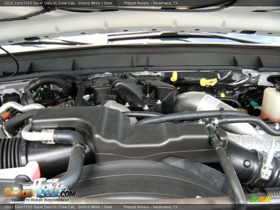 2015 Ford F350 Super Duty XL Crew Cab Oxford White / Steel Photo #16