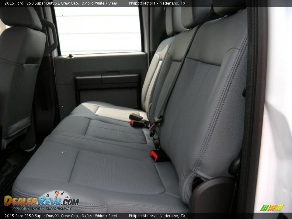 2015 Ford F350 Super Duty XL Crew Cab Oxford White / Steel Photo #19
