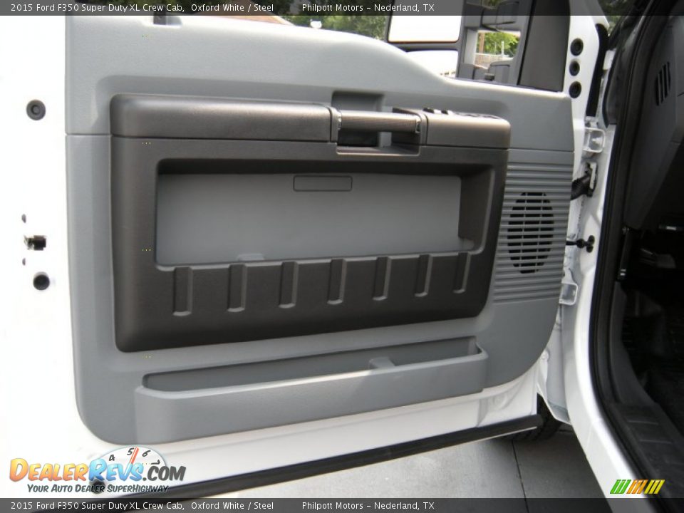 2015 Ford F350 Super Duty XL Crew Cab Oxford White / Steel Photo #20