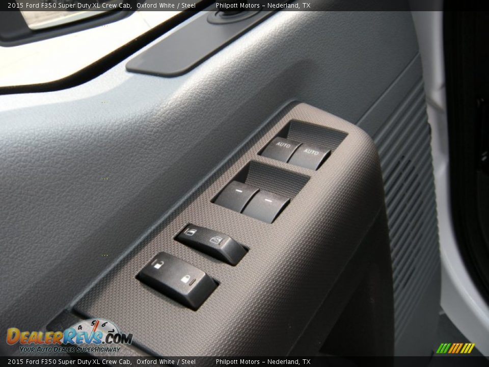 2015 Ford F350 Super Duty XL Crew Cab Oxford White / Steel Photo #21