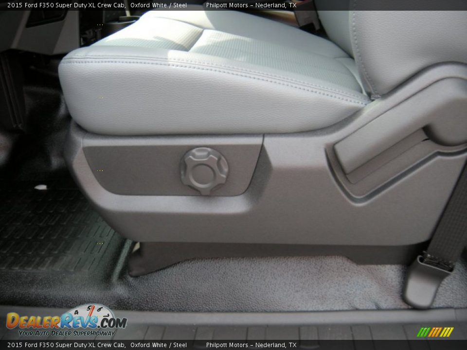 2015 Ford F350 Super Duty XL Crew Cab Oxford White / Steel Photo #23
