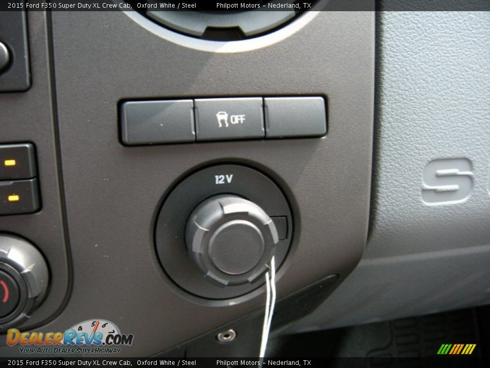 2015 Ford F350 Super Duty XL Crew Cab Oxford White / Steel Photo #28