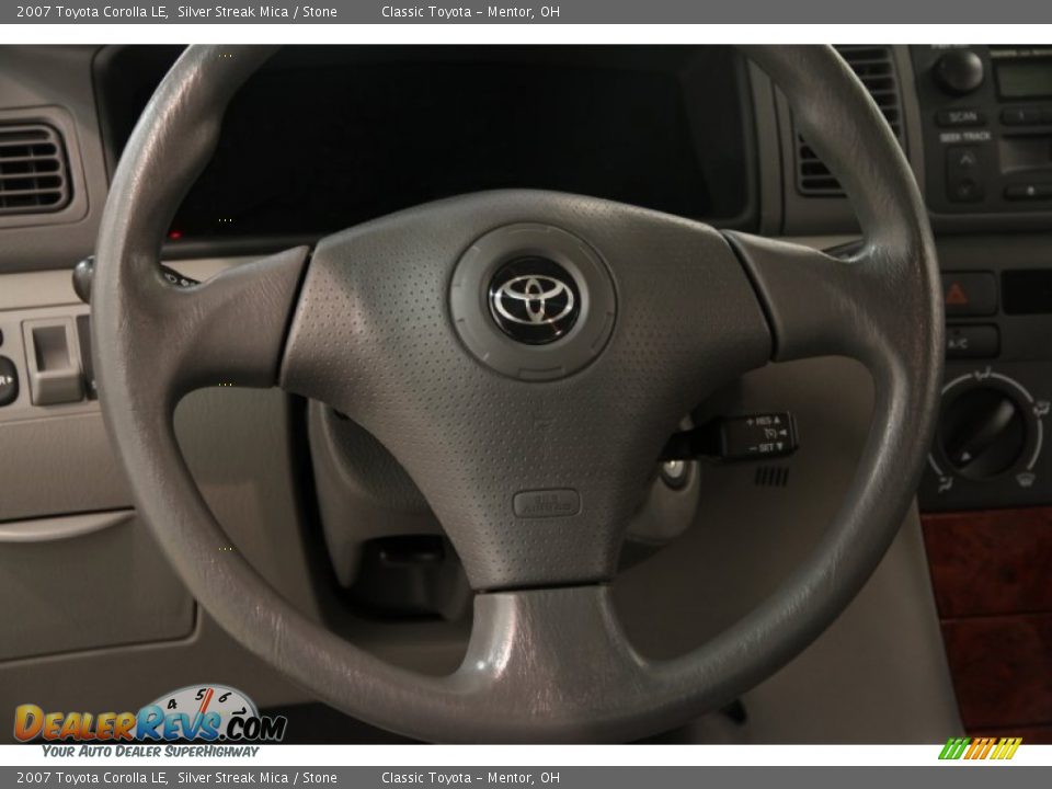 2007 Toyota Corolla LE Steering Wheel Photo #6