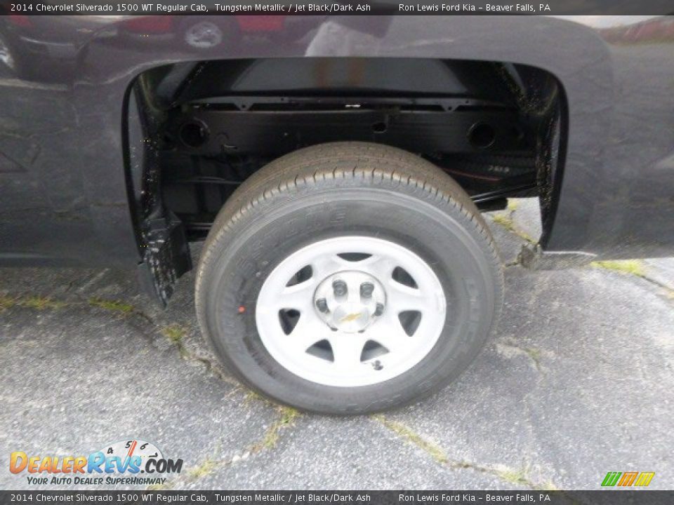 2014 Chevrolet Silverado 1500 WT Regular Cab Tungsten Metallic / Jet Black/Dark Ash Photo #9