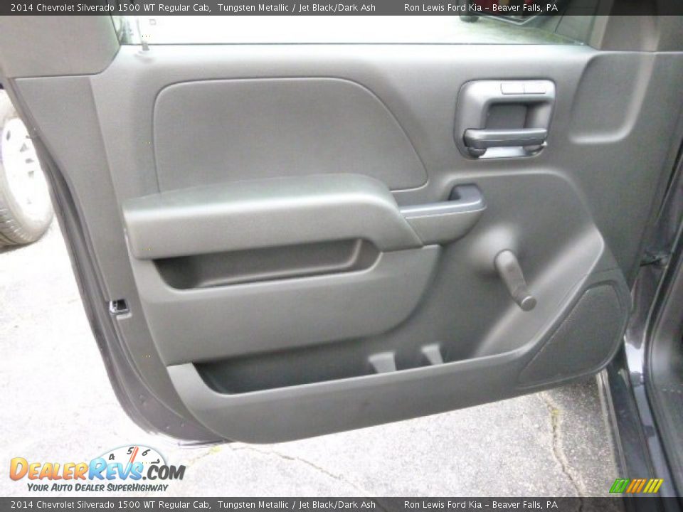 2014 Chevrolet Silverado 1500 WT Regular Cab Tungsten Metallic / Jet Black/Dark Ash Photo #13
