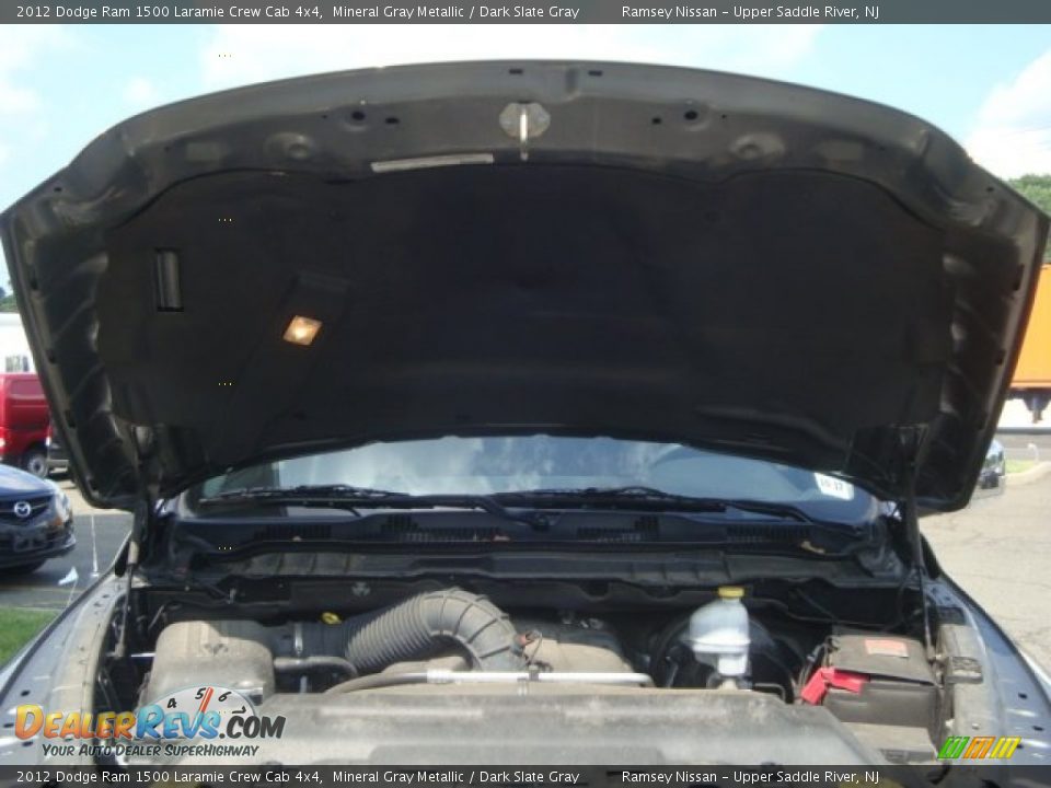2012 Dodge Ram 1500 Laramie Crew Cab 4x4 Mineral Gray Metallic / Dark Slate Gray Photo #24