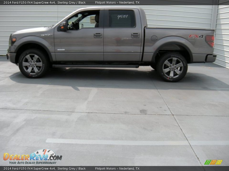 2014 Ford F150 FX4 SuperCrew 4x4 Sterling Grey / Black Photo #6