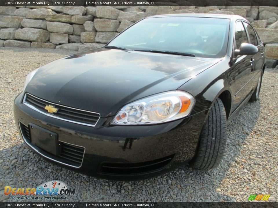 2009 Chevrolet Impala LT Black / Ebony Photo #2