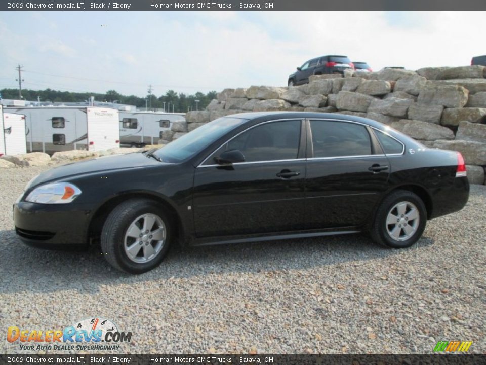 2009 Chevrolet Impala LT Black / Ebony Photo #3