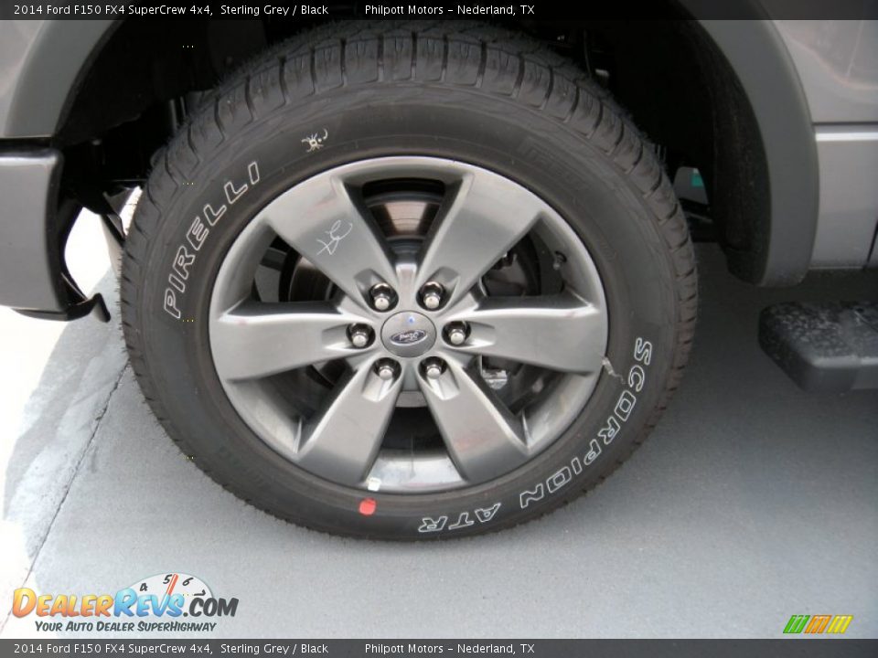 2014 Ford F150 FX4 SuperCrew 4x4 Sterling Grey / Black Photo #11