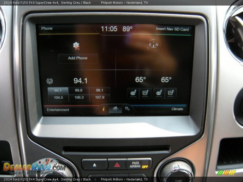 2014 Ford F150 FX4 SuperCrew 4x4 Sterling Grey / Black Photo #29