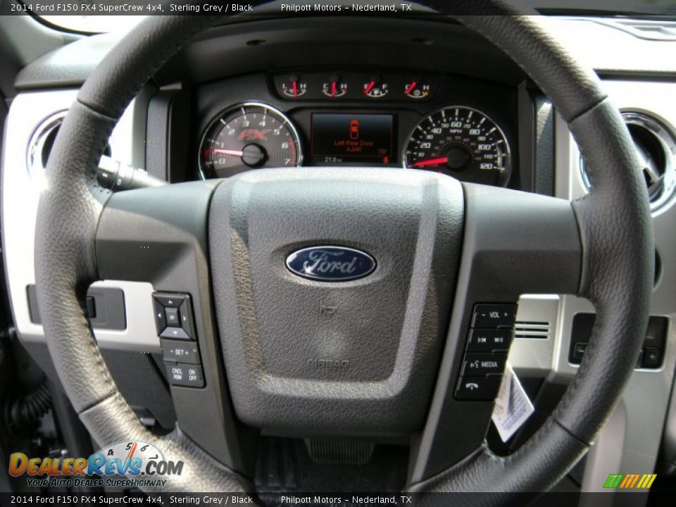 2014 Ford F150 FX4 SuperCrew 4x4 Sterling Grey / Black Photo #34