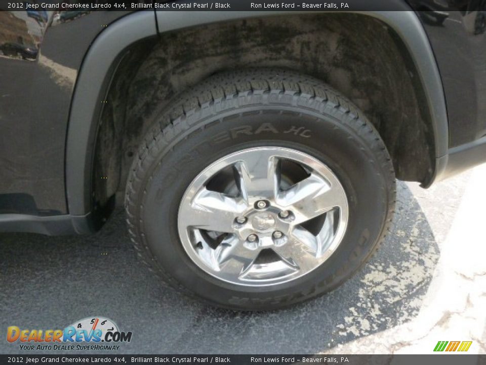 2012 Jeep Grand Cherokee Laredo 4x4 Brilliant Black Crystal Pearl / Black Photo #9