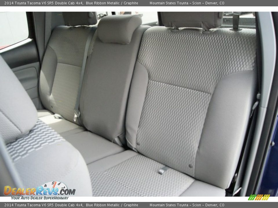 2014 Toyota Tacoma V6 SR5 Double Cab 4x4 Blue Ribbon Metallic / Graphite Photo #7