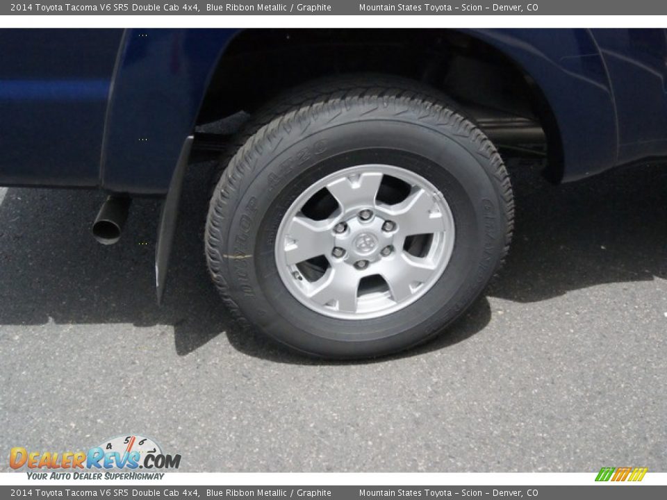 2014 Toyota Tacoma V6 SR5 Double Cab 4x4 Blue Ribbon Metallic / Graphite Photo #9
