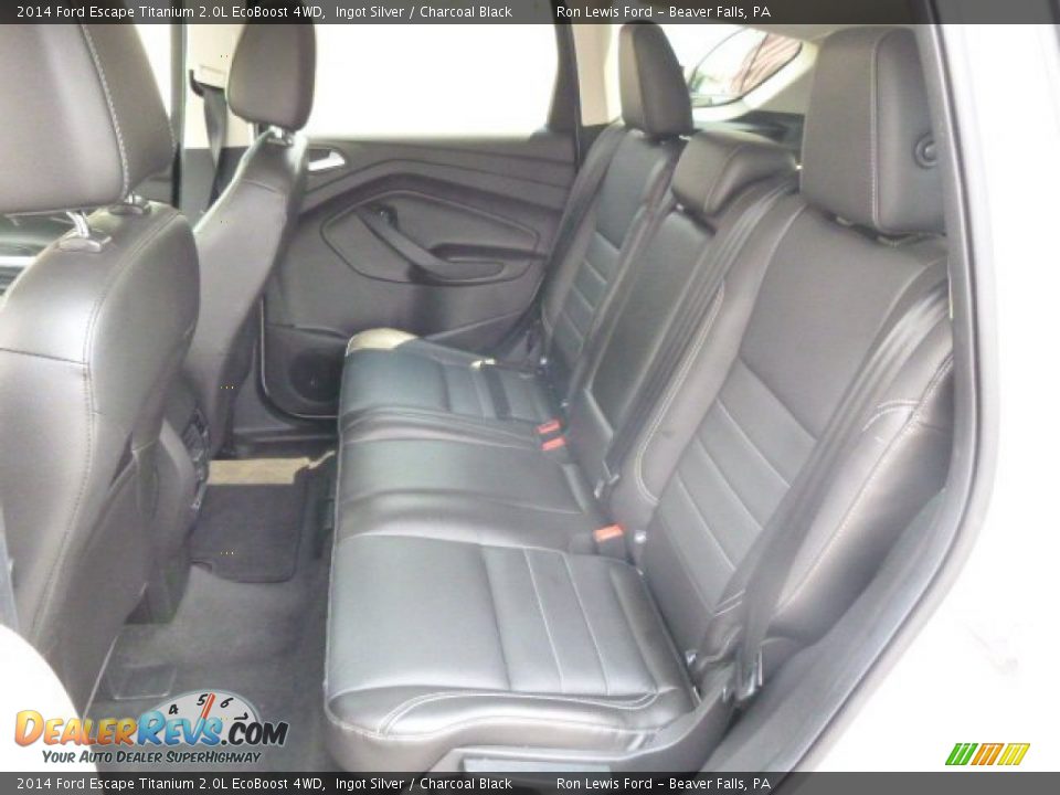 2014 Ford Escape Titanium 2.0L EcoBoost 4WD Ingot Silver / Charcoal Black Photo #11