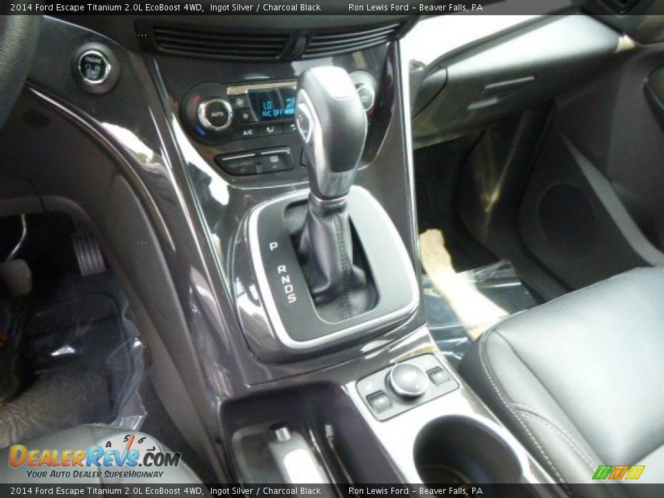 2014 Ford Escape Titanium 2.0L EcoBoost 4WD Ingot Silver / Charcoal Black Photo #17