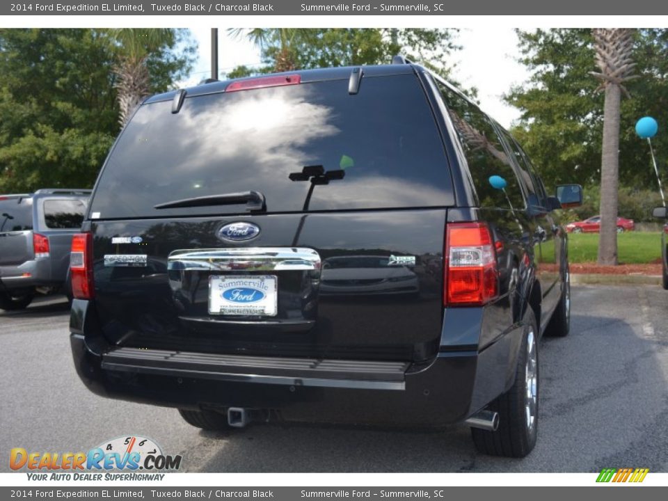2014 Ford Expedition EL Limited Tuxedo Black / Charcoal Black Photo #4