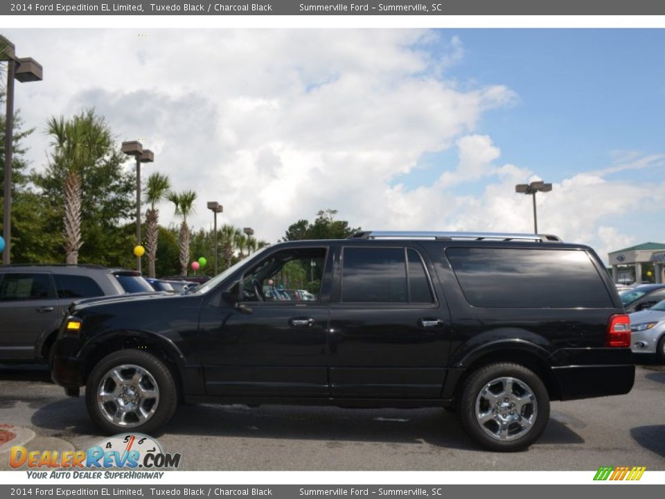 2014 Ford Expedition EL Limited Tuxedo Black / Charcoal Black Photo #5